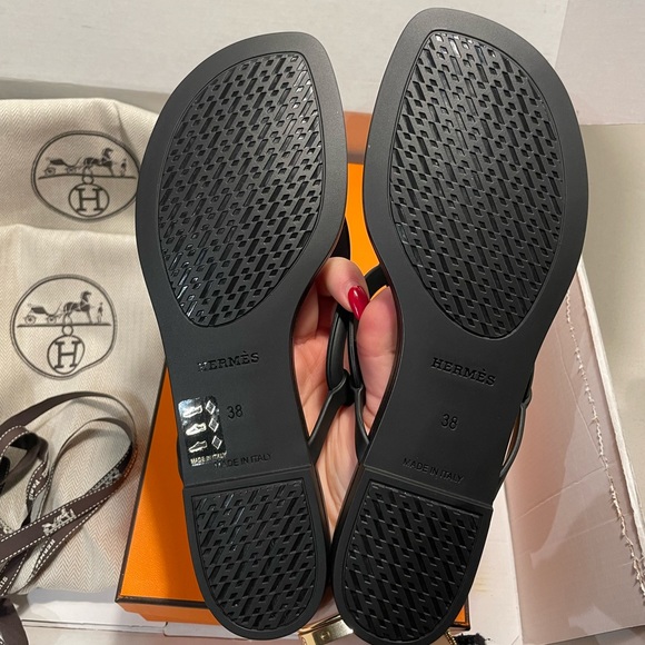SOLD Hermès Egerie Sandals - Picture 7 of 8